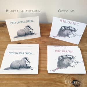 CARTE double Merci et jour spécial