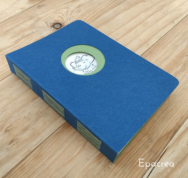 Agenda A6 bicolore recyclé